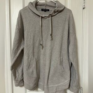Ocean Drive Light Gray Hoodie Sweater